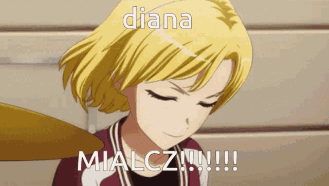 a picture of a girl with diana written on it