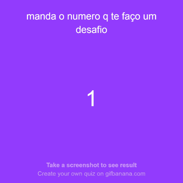 a purple background with a white number 6 on it
