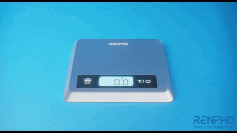 a renpho smart scale displays a weight of 0.0