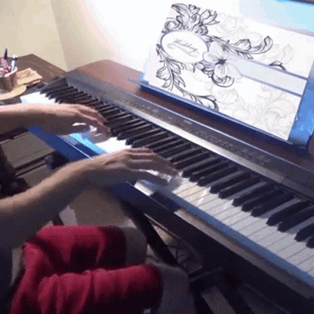Playing The Piano Kyle Landry GIF