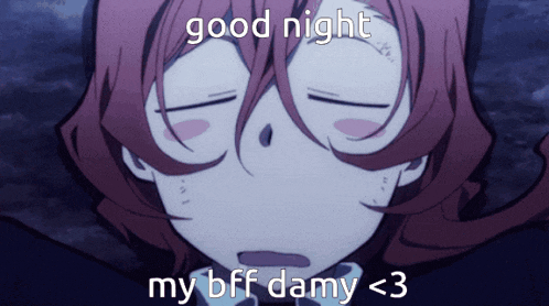 a picture of a girl with glasses and the words good night my bff damn < 3