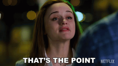 Thats The Point Elle Evans GIF - Thats The Point Elle Evans Joey King GIFs