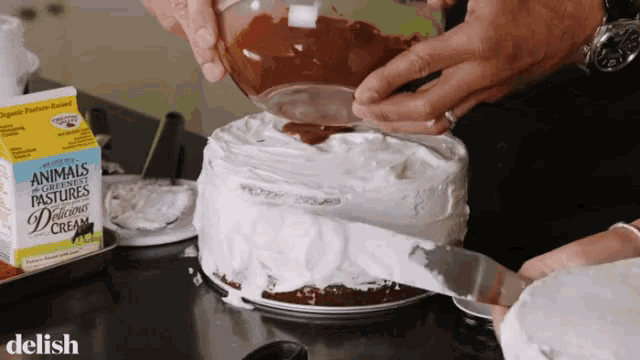 Pouring Chocolate GIF - Pouring Chocolate Delicious GIFs