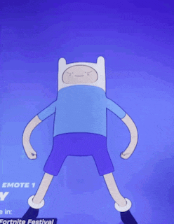 a cartoon character with a blue shirt and shorts