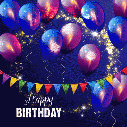Happy Birthday Balloons GIF - Happy Birthday Balloons Birthday Balloons GIFs