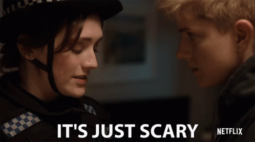Its Just Scary Mae Martin GIF - Its Just Scary Mae Martin Charlotte Ritchie GIFs