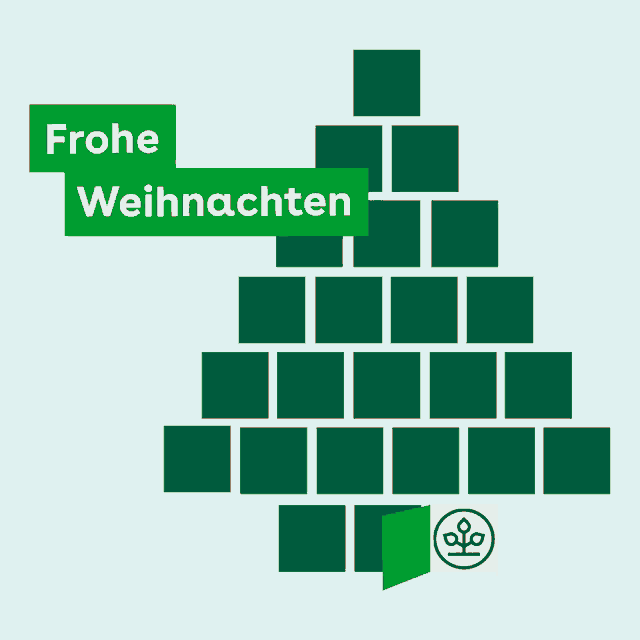 an illustration of a christmas tree with the words frohe weihnachten