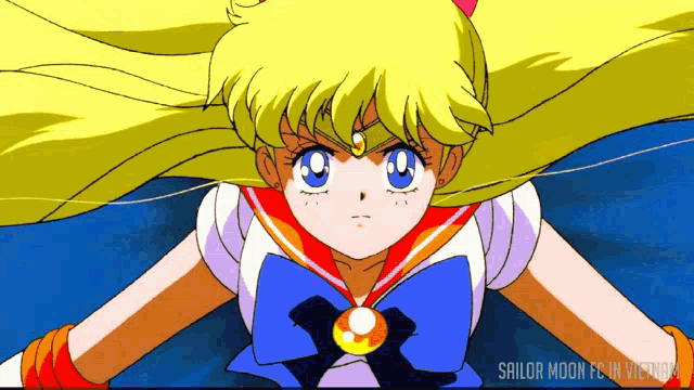 a picture of a sailor moon character with the words sailor moon fc in victoria on the bottom