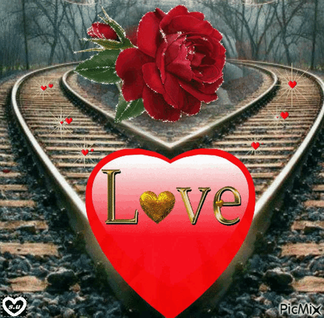 a heart with the word love on it