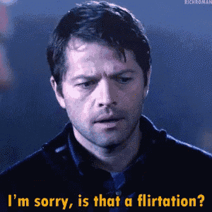 a man is saying i 'm sorry is that a flirtation ?