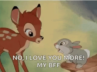 Bambi I Love You More GIF - Bambi I Love You More Bunny GIFs