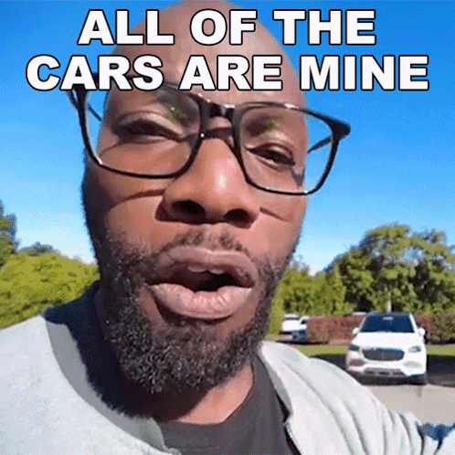 All Of The Cars Are Mine Rich Benoit GIF - All Of The Cars Are Mine Rich Benoit Rich Rebuilds GIFs