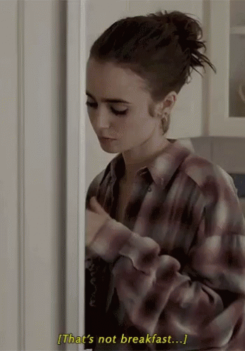 Lily Collins To The Bone GIF - Lily Collins To The Bone Breakfast GIFs