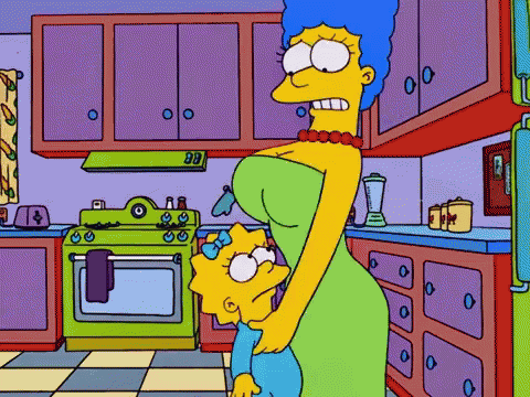 The Simpsons Awkward GIF - The Simpsons Awkward Maggie GIFs