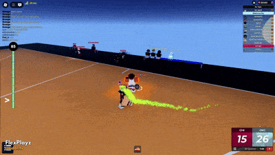 a screenshot of a video game with the name flexplayz at the bottom