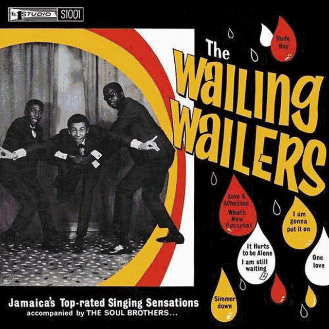 a cd cover for the wailing wailers featuring three men