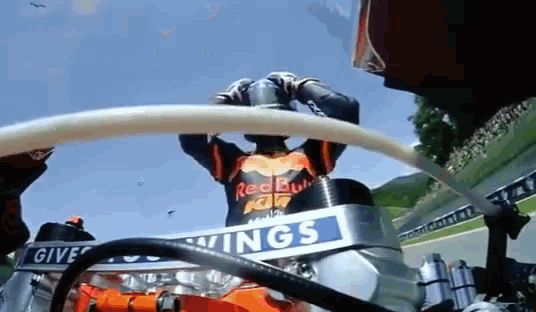 Miguel Oliveira GIF - Miguel Oliveira Helmet Adjust GIFs