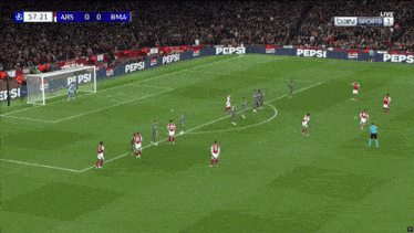 a soccer game is being played on bein sports 1