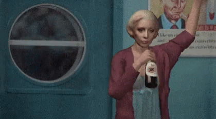 Lady Gaga Morphin GIF - Lady Gaga Morphin Drink GIFs