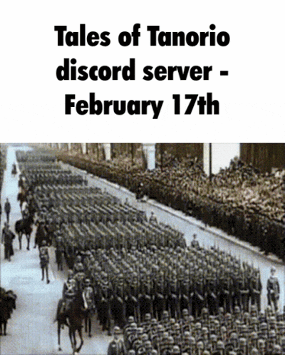 a large group of soldiers marching down a street with the date february 17th
