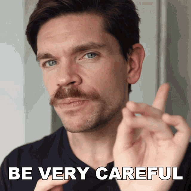 Be Very Careful Robin James GIF - Be Very Careful Robin James Be Cautious GIFs
