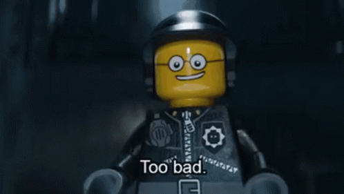 Angry Too Bad GIF - Angry Too Bad Lego GIFs