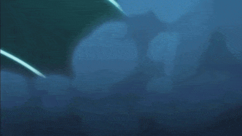 a blue background with a few lines of light on it