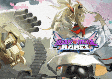 a video game called heavy metal babes has a girl on the cover