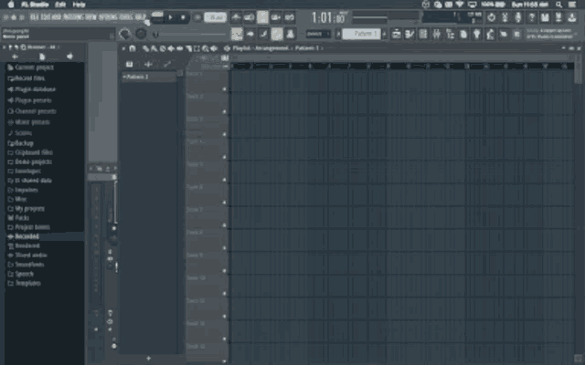 a computer screen shows a program called fl studio on it