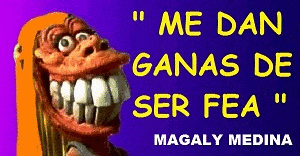 a picture of a cartoon character with a quote by magaly medina