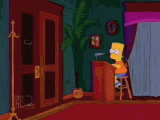 Simpsons Nope GIF - Simpsons Nope Leaving GIFs