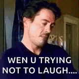Frustrated Robert Downey Jr GIF - Frustrated Robert Downey Jr Trying Not To Laugh GIFs