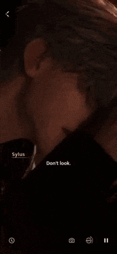 a close up of a person 's feet in a dark room with the words `` do n't look ''