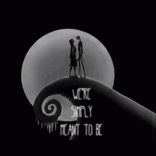 Love Nightmare Before Christmas GIF - Love Nightmare Before Christmas Meant To Be GIFs