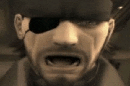 a close up of a man 's face with an eye patch on his eye .