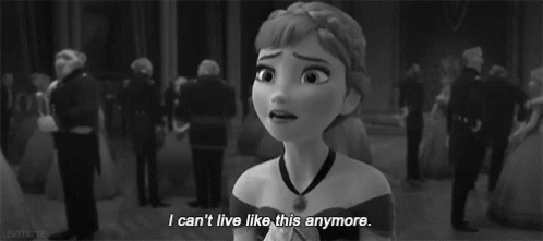 I Cant Live Like This Anymore Frozen GIF - I Cant Live Like This Anymore Frozen Elsa GIFs