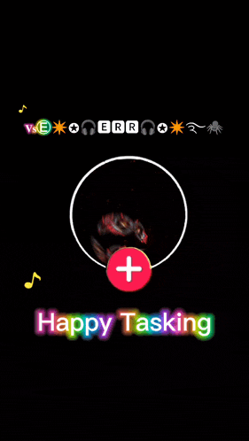 a happy tasking sign with a check mark