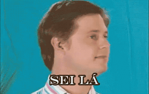 a man in a striped shirt with the words sei la on his face