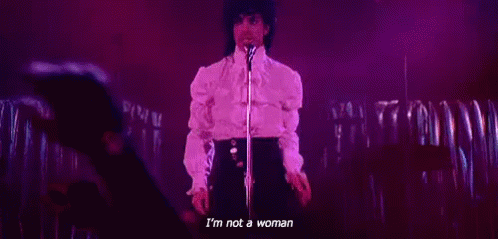 I'M Not A Woman GIF - Prince Im Not A Woman Male GIFs