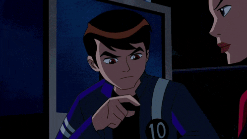 a cartoon character with a mask on his face stands in front of a building
