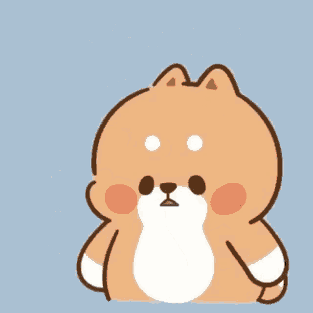 a cartoon drawing of a dog with chinese writing on it