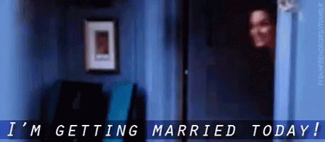 I'M Getting Married Today! - Friends GIF - Married Friends Trip GIFs