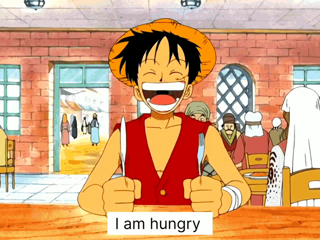 One Piece Monkey D Luffy GIF - One Piece Monkey D Luffy Hungry GIFs