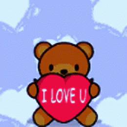 I Love You Teddy Bear GIF - I Love You Teddy Bear Love GIFs