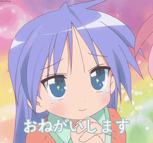 a picture of a girl with purple hair and the words shinobuo on the bottom