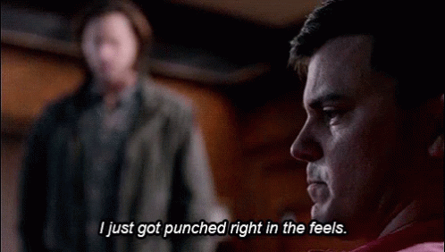 Supernatural Spn GIF - Supernatural Spn Just Got Punched Right In The Feels GIFs