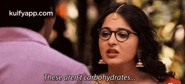 These Aren'T Carbohydrates..Gif GIF - These Aren'T Carbohydrates. Anushka Shetty Head GIFs