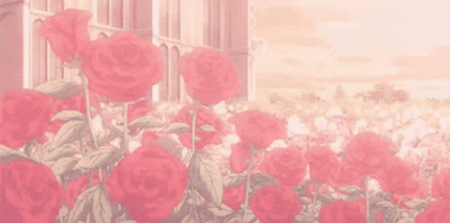 Anime Flowers Roses GIF - Anime Flowers Roses Rose GIFs