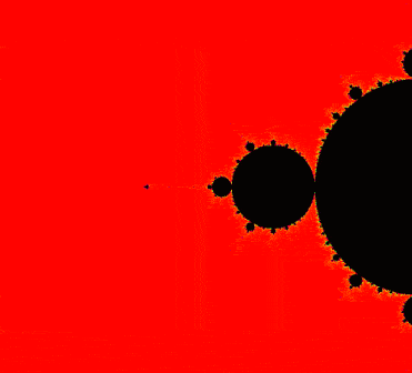 a computer generated image of a fractal pattern with a black background