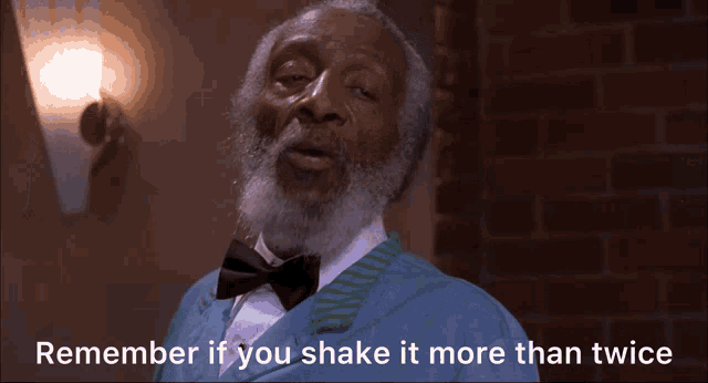 Remember If You Shake It More Than Twice Youre Playing With It The Hot Chick GIF - Remember If You Shake It More Than Twice Youre Playing With It The Hot Chick Dick Gregory GIFs